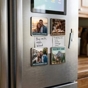 Square Shape Personalized Magnets